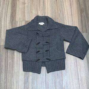 Chunky Grey Knit Sweater